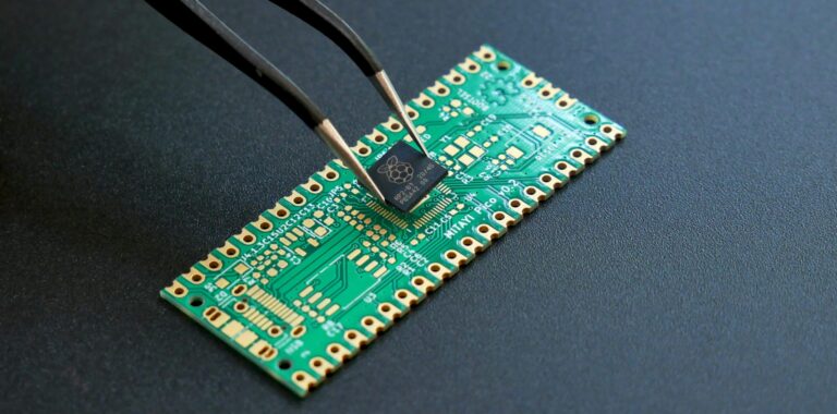 Close-up of a generic optical sensor module used in wearable technology.